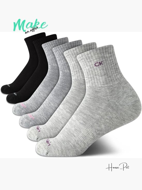 Other - Performance Cushioned Crew Cuffed Athletic Socks with Arch Support